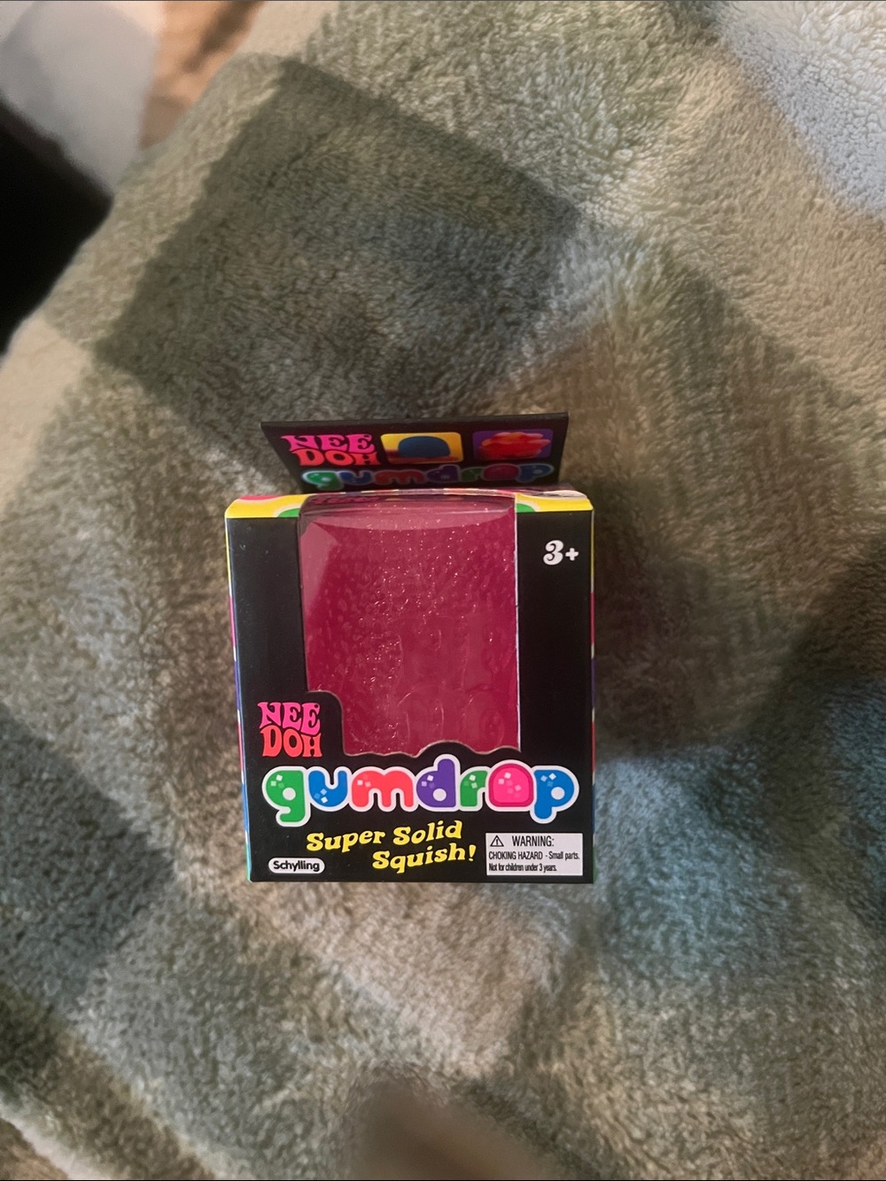 Gumdrop Super Solid Squish - Bright Pink Stress Toy